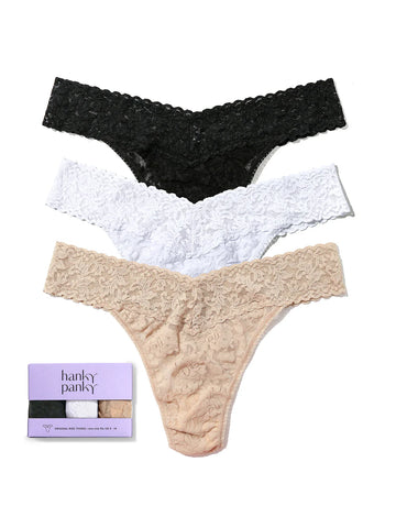 Hanky Panky Original Rise Thongs Classic Pack