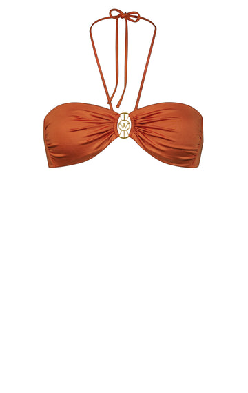 The Essentials Terracotta Bandeau Bra