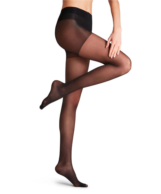 Energize 15 DEN Women Tights with strong compression & shaping effect in Black