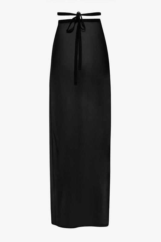 Fever Black Wrap Skirt