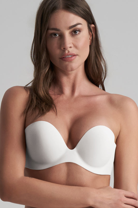 Adhesive Backless Gala Bra Ivory