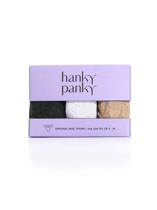 Hanky Panky Original Rise Thongs Classic Pack