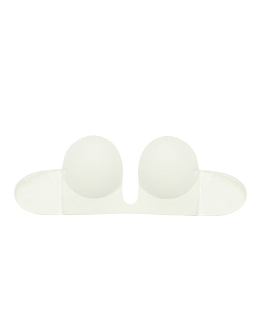 Adhesive Seamless U-Style Bra Ivory