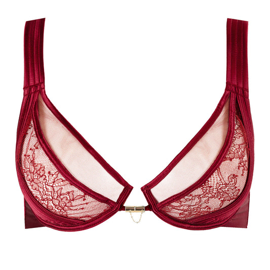 Palace Red Balconette Bra